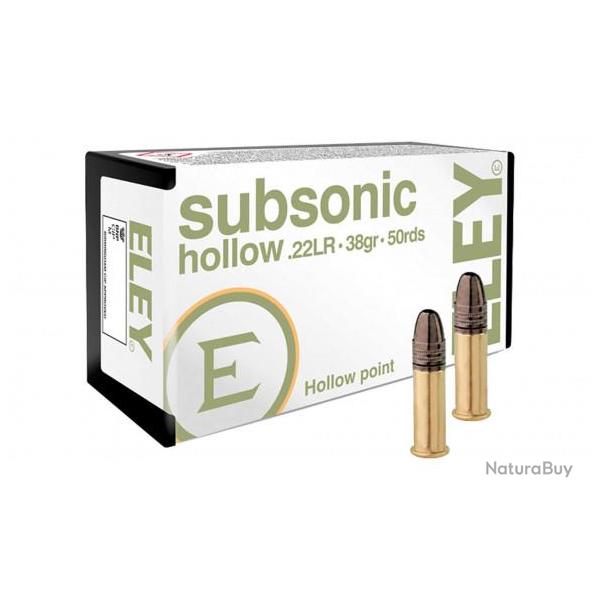 Munition 22LR Eley Subsonic Hollow