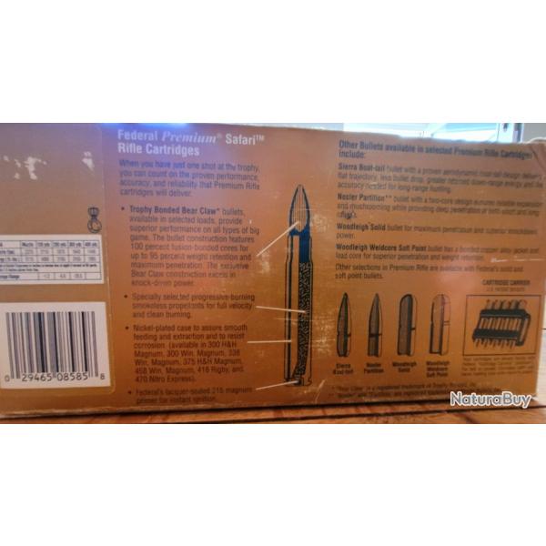 Munitions 416 rigby