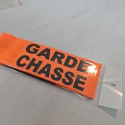 Brassard tissu Orange GARDE CHASSE