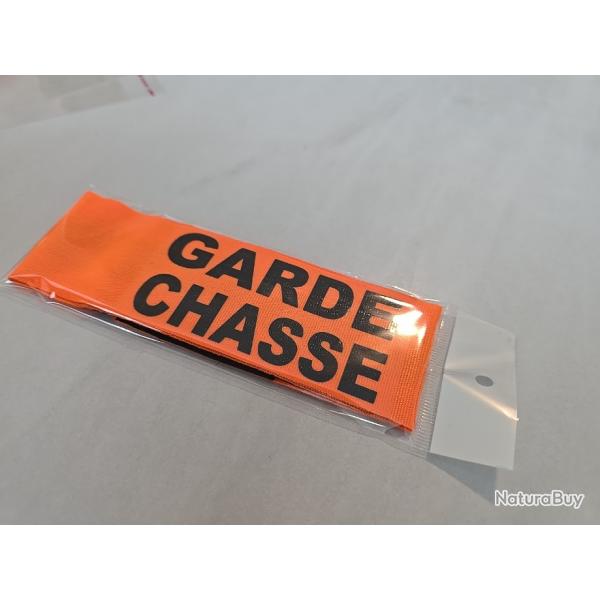 Brassard tissu Orange GARDE CHASSE