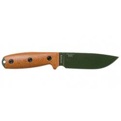 Couteau ESEE 4 - Marron / Vert / Micarta