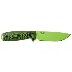 Couteau ESEE 4 - Vert / Noir / Vert Venom / G10