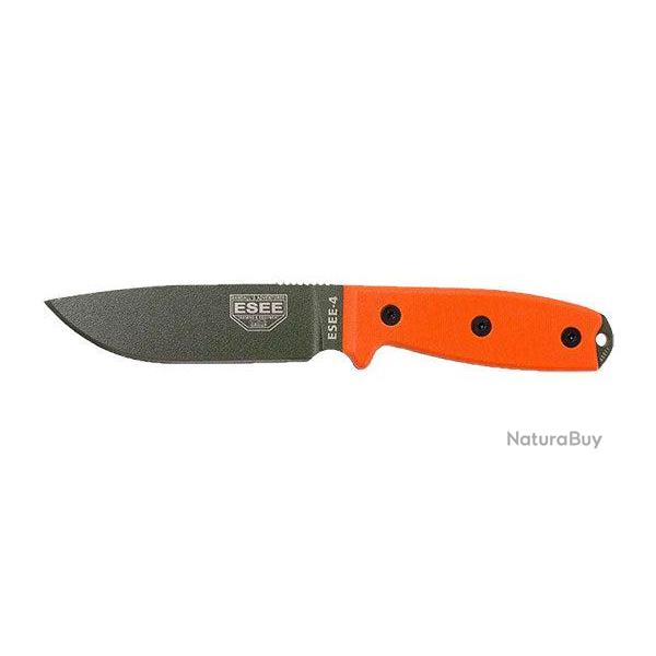 Couteau ESEE 4 - Orange / Vert / G10