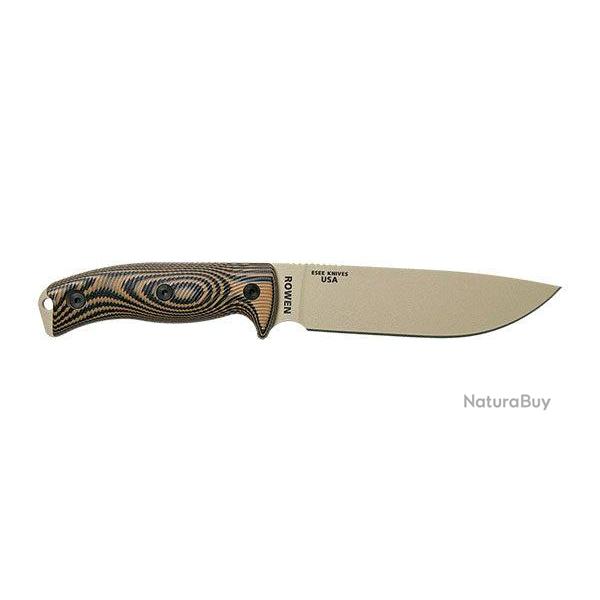 Couteau ESEE 6 - Lame Lisse - Coyote / Noir / Desert / G10