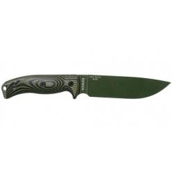 Couteau ESEE 6 - Lame Lisse - Vert / Noir / Vert / G10