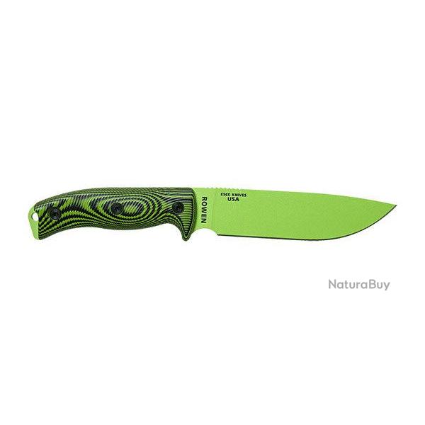 Couteau ESEE 6 - Lame Lisse - Vert / Noir / Vert Venom / G10