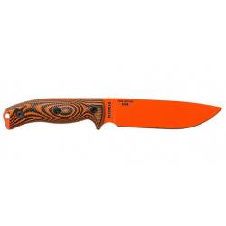 Couteau ESEE 6 - Lame Lisse - Orange / Noir / Orange / G10