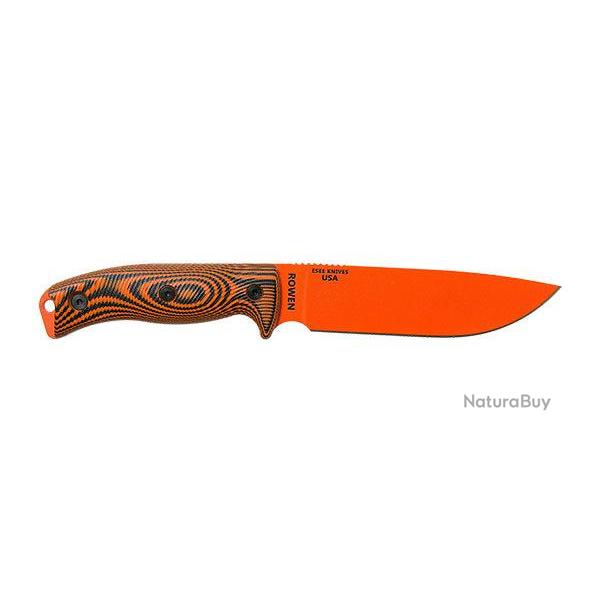 Couteau ESEE 6 - Lame Lisse - Orange / Noir / Orange / G10