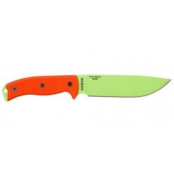 Couteau ESEE 6 - Lame Mixte - Orange / Vert Venom / G10