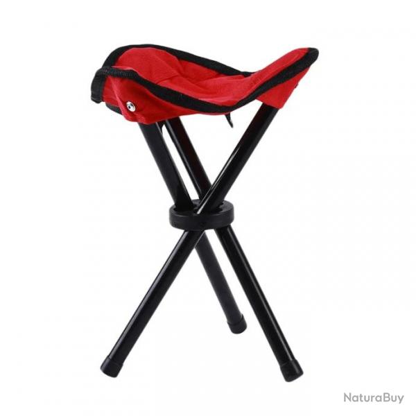 Chaise pliante FlexFold triangulaire rotative - Rouge