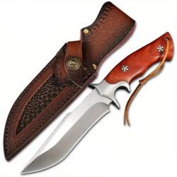 Couteau de chasse Redwood Edge avec étui