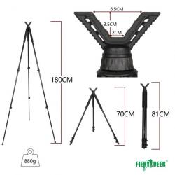 Canne de tir trépied Deadfall GEN7 FRY DEER 180 cm