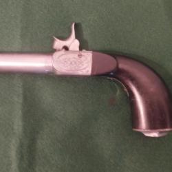 Pistolet de percussion de gousset 1850