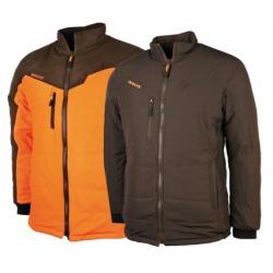 Gilet réversible manches longues Somlys Multi-hunt - Marron / Orange / XL