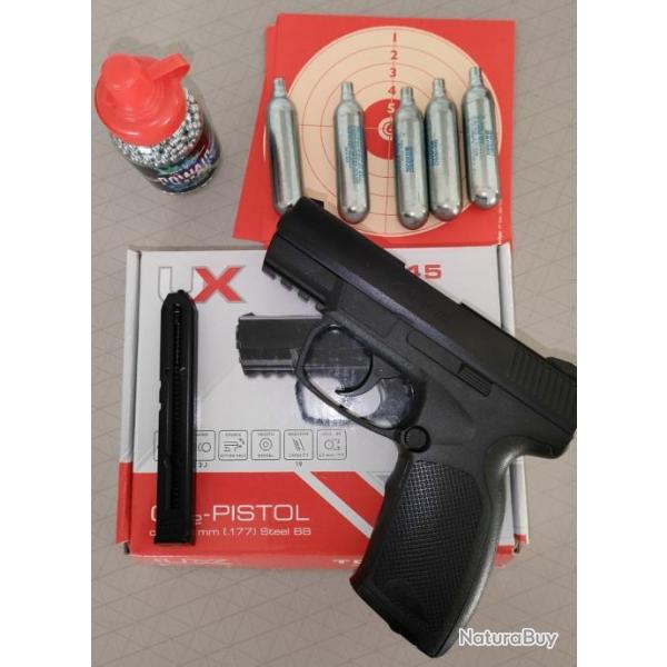 Pistolet UX TDP 45 co2 - cal.4.5mm - PACK PRT A TIRER