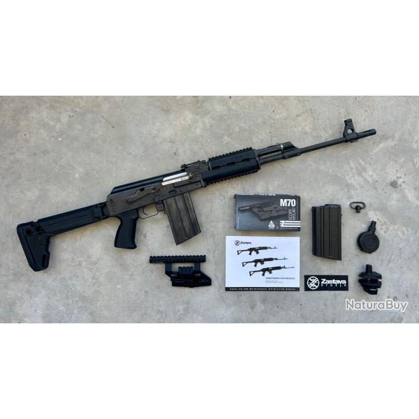 AK YUGO Catgorie C - Zastava Arms Serbia mod. M2010G cal. 7,62x51 (308WIN) + 2 chargeurs + Montage