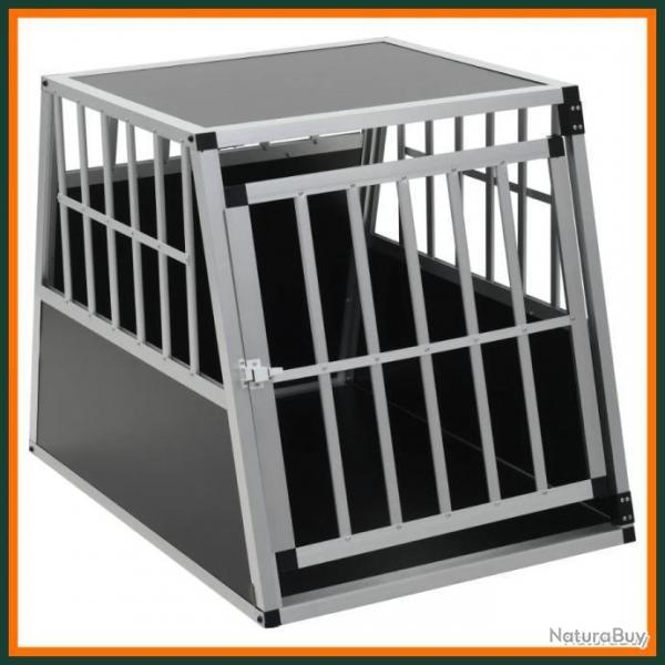 CAGE DE TRANSPORT MOTO VOITURE POUR CHIEN 65 X 91 X 69,5 CM