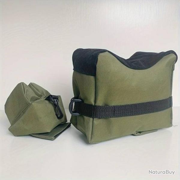 Sac de tir stabilisateur avant et arrire kaki - TOP PRECISION - Vert et kaki !!!