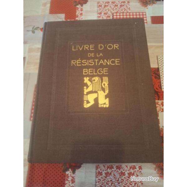 Livre d or de la Rsistance Belge