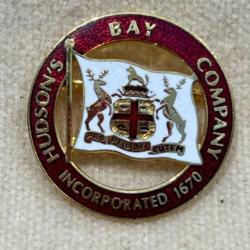 Superbe médaille hudson bay company incorporated 1670