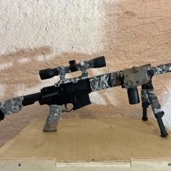 Pack Carabine Crosman DPMS SBR Full Auto 4.5 mm 3.5 Joules