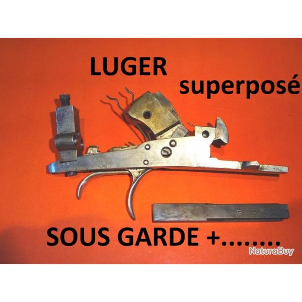 LOT sous garde + chiens + ressorts ...de fusil LUGER superpos - VENDU PAR JEPERCUTE (TS102)