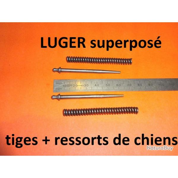 paire de ressorts de chiens + tiges fusil LUGER superpos - VENDU PAR JEPERCUTE (TS104)