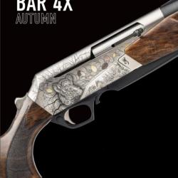 BROWNING BAR 4X SERIE LIMITEE AUTUMN CAL 300 WM BOIS GRADE 4