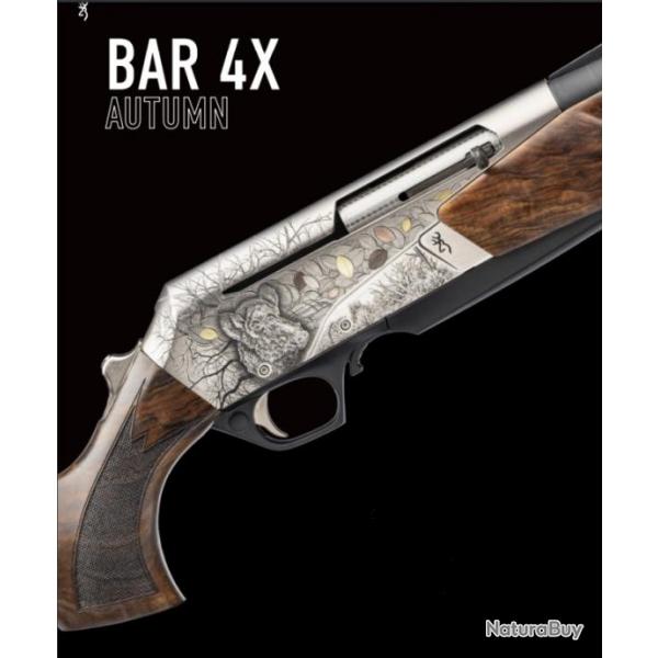 BROWNING BAR 4X SERIE LIMITEE AUTUMN CAL 300 WM BOIS GRADE 4