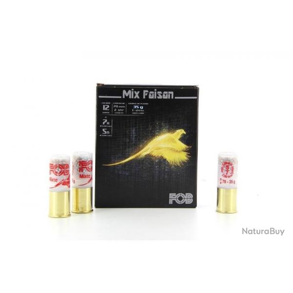 FOB MIX FAISAN 12/70 35GR PLOMB 7+5