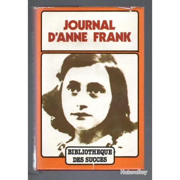 Journal d'Anne Frank  occupation en hollande Dportation. grand format