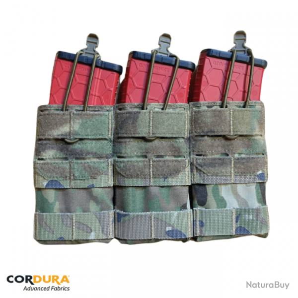 Porte Chargeur Triple "CastraPraetoria" 5.56 - HONOR MULTICAM