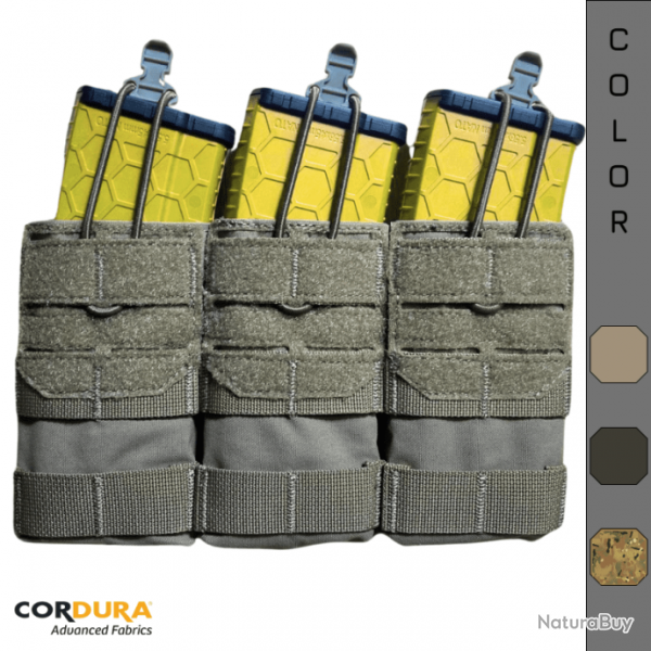 Porte Chargeur Triple "CastraPraetoria" 5.56 - HONOR COYOTE