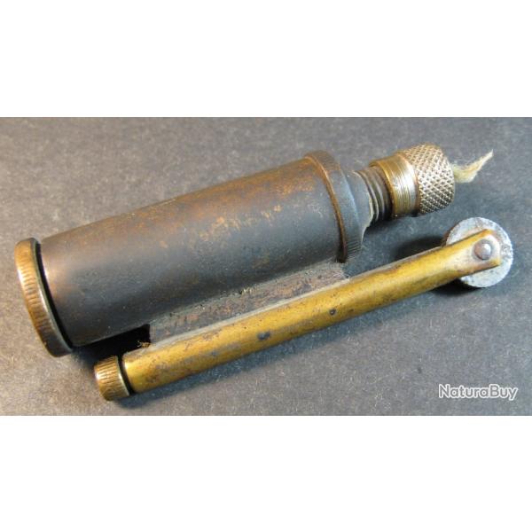 vintage briquet a essence, a mche, pas de marque, en bon tat 1940's