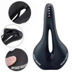Selle de Vélo Confortable en Gel Unisexe Siège de Vélo Route, Montagne VTT Noir