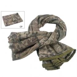 Foulard Tactique Militaire Voile Camouflage en Maille Chasse Plein air CP