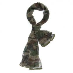 Foulard Tactique Militaire Voile Camouflage en Maille Chasse Plein air Camouflage