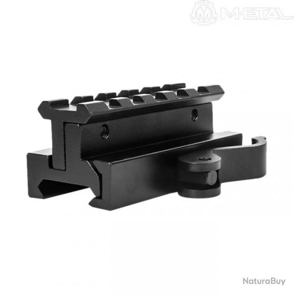 RHAUSSE DE RAIL QD RIS AJUSTABLE, 5 SLOT - METAL