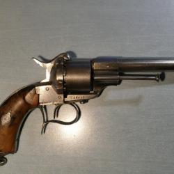 Revolver à broche LEFAUCHEUX modèle 1854 cal 11 mm bon état