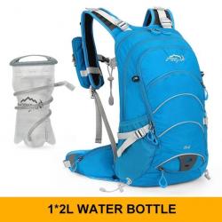 Sac à Dos Imperméable  20 Litres pour Alpinisme Sports Plein Air Camping Randonnée Bleu