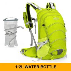 Sac à Dos Imperméable  20 Litres pour Alpinisme Sports Plein Air Camping Randonnée Vert