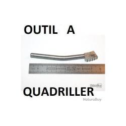 outil à quadriller NEUF professionnel n°3 en pas de 1 mm - VENDU PAR JEPERCUTE (b3875)