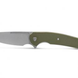 Couteau Ferrum Forge Stinger Green Manche G10 Lame Acier Nitro-V Liner Lock Clip FF005G