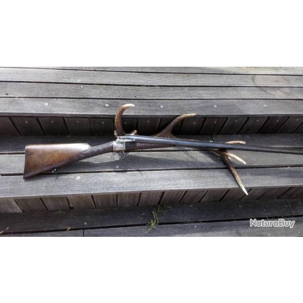 aux enchres = beau et rare fusil DARNE rotary  chiens modle 1884