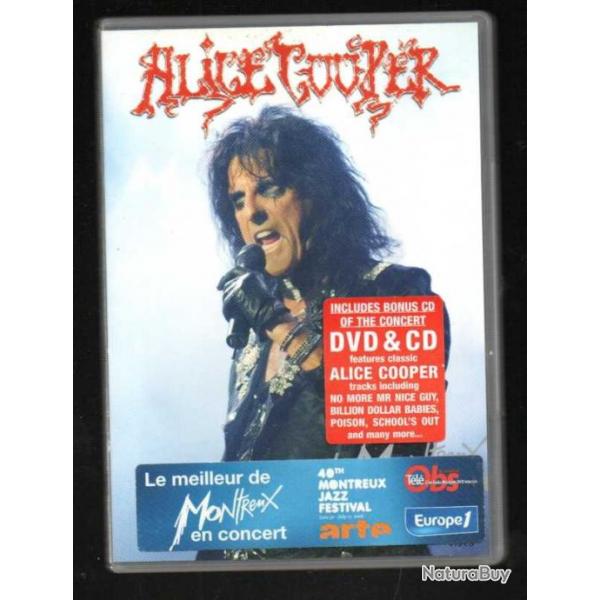 alice cooper concert montreux jazz festival 2005 dvd et cd musical