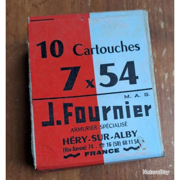 munitions 7*54 MAS  Fournier