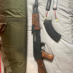 Airsoft ak47 full métal et bois avec blowback