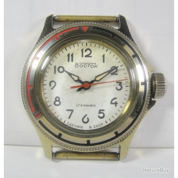 Montre-bracelet mcanique sovitique d'origine VOSTOK des annes 1970 men wrist watch