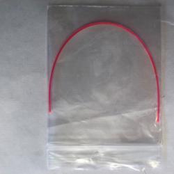 Fibre optique rouge 10cm x 0,75mm