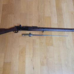 Vend ou échange contre sabres - Beau fusil Lebel 1886-M93 MAS1890 + baïonnette